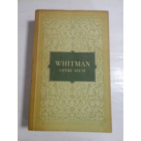 WHITMAN  -  OPERE  ALESE